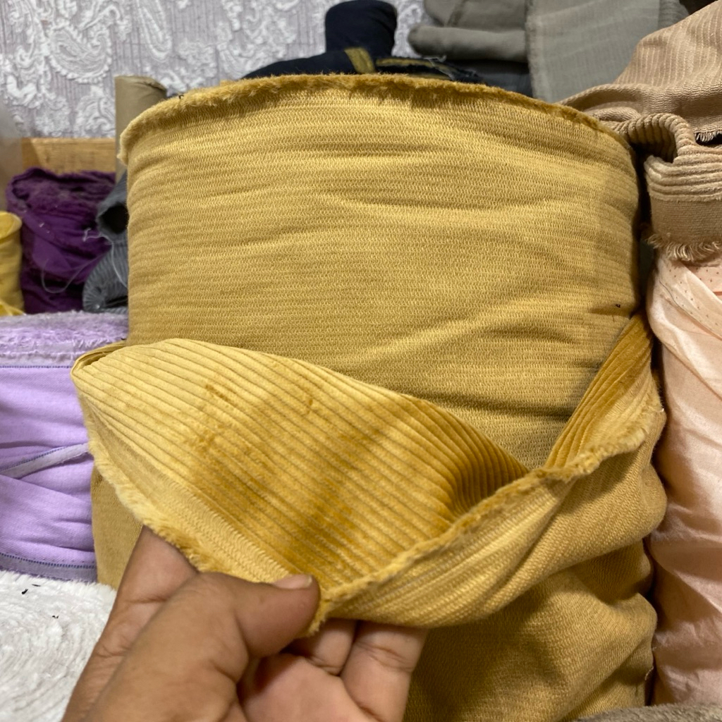 corduroy kain katun corduroy tebal kain meteran harga per 0.5 meter