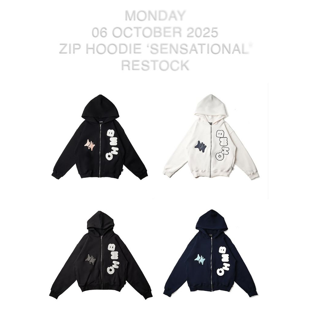 Boxy Zip Hoodie Chambredelavain - Sensational