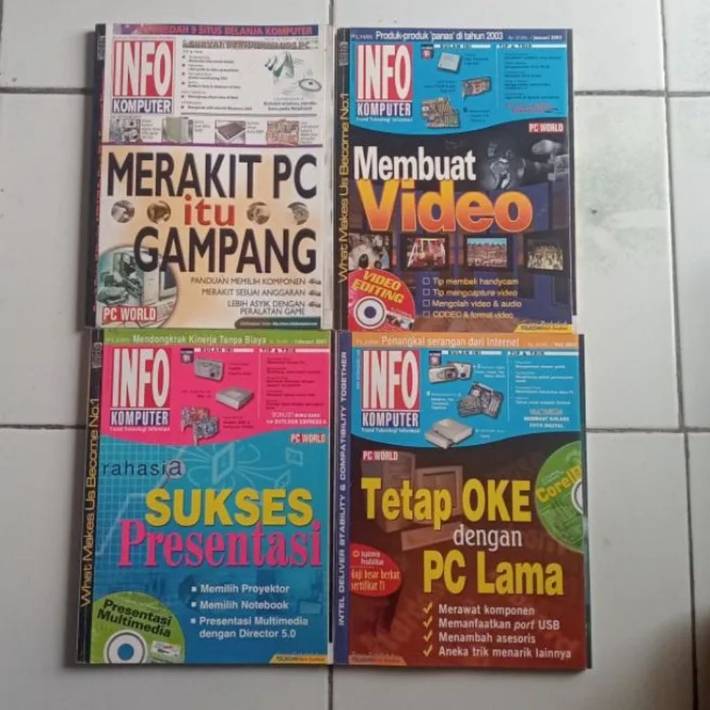 Majalah INFO KOMPUTER Original Bekas Baca Deskripsi