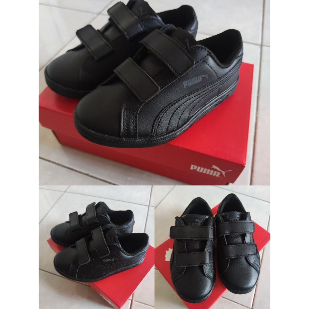 Puma Smash leather kids sepatu sekolah anak