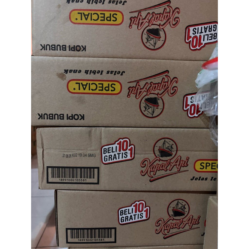 Kopi Kapal Api Mini Sachet 1 Dus Exp Lamaaa