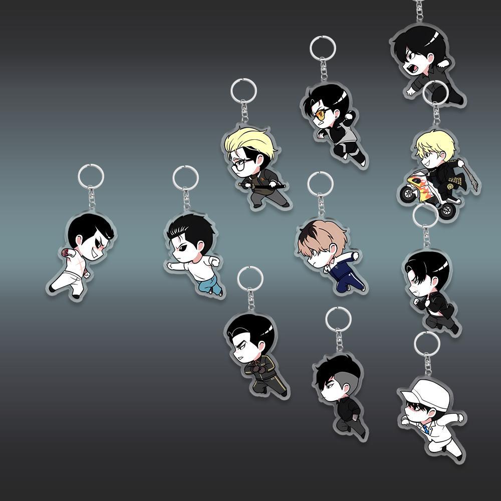 Gantungan Kunci Lookism Jonggun vs Everybody / Keychain Acrylic Lookism