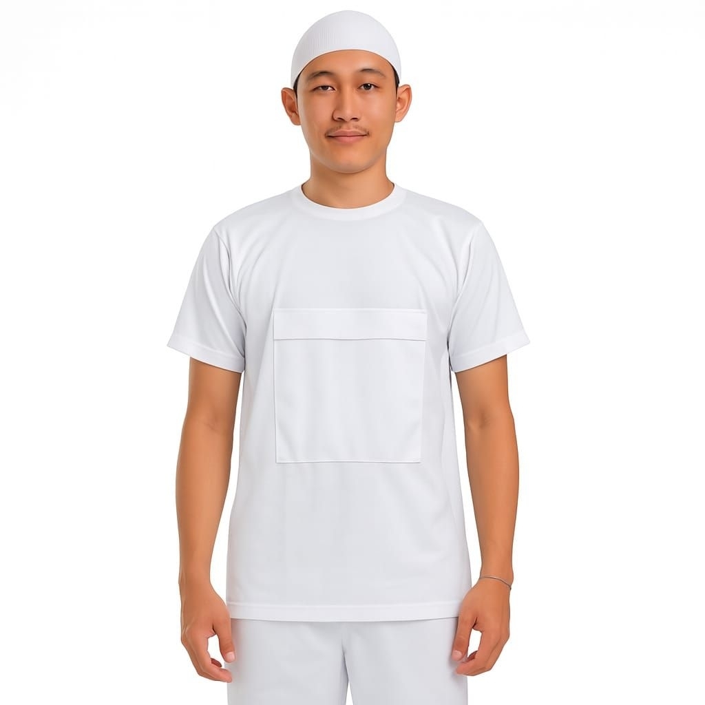 KAOS UMROH & HAJI ADA KANTONG DEPAN RESLETING