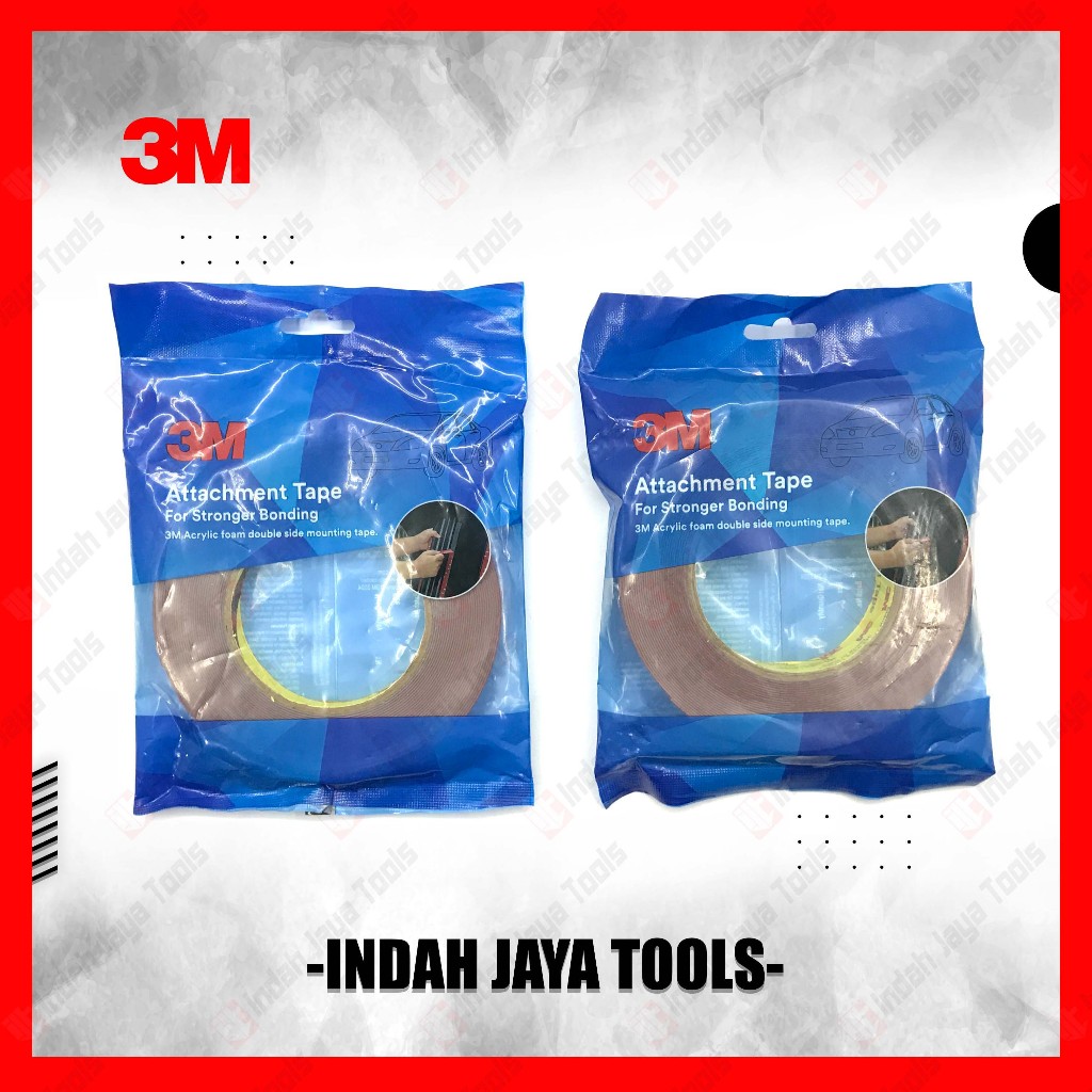 3M Attachment Tape Double Tape Side Busa 12 24 mm x 10 Meter - VHB Tape Acrylic Foam Stronger Bondin