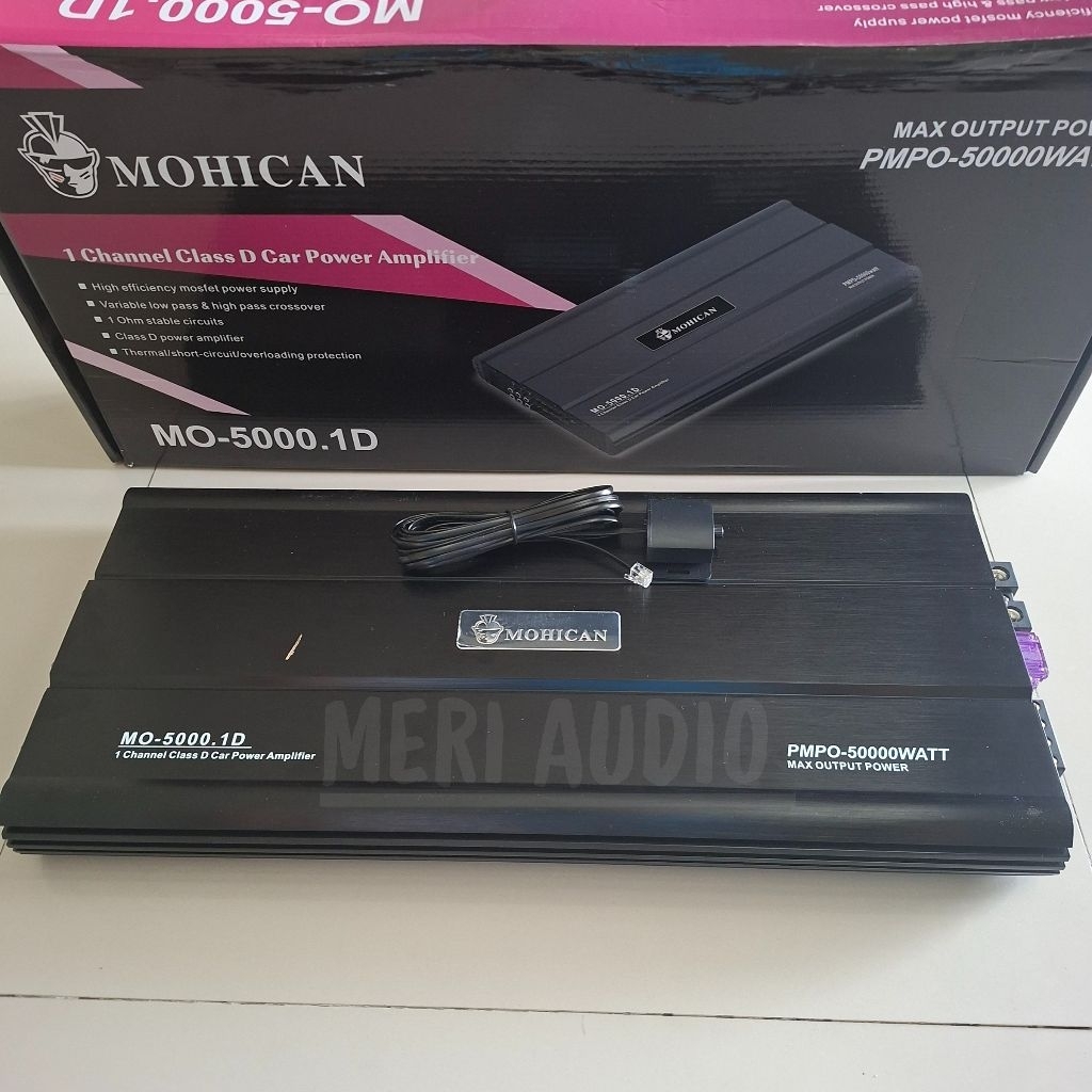 POWER MONOBLOK 5000 WATT MURNI MOHICAN MO 5000.1D AMPLIFIER MOHICAN MO 5000.1D
