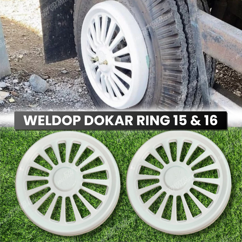 weldop wheeldop dokar andong dokar kipas ring 15 engkel ring 16 dobel bahan plastik wheeldop truk el
