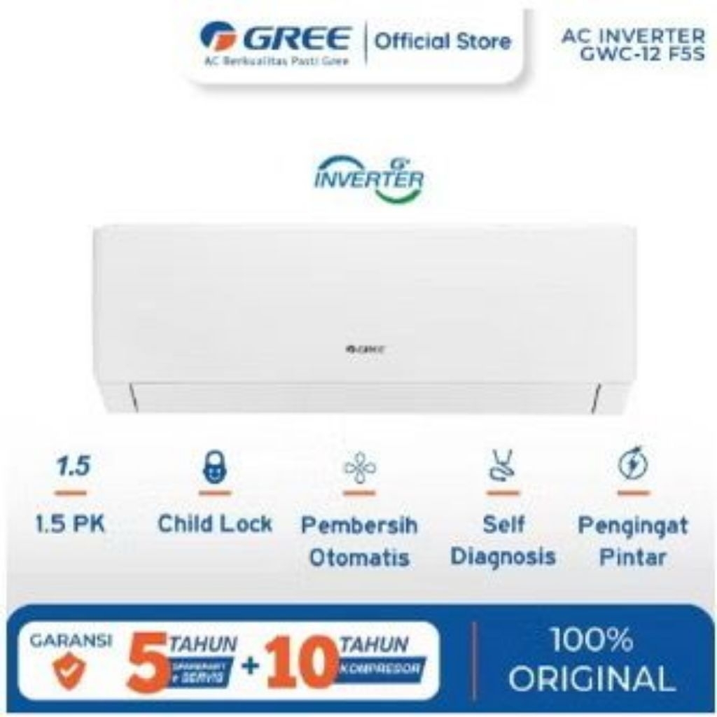AC GREE GWC-12F5S INVERTER SERIES
