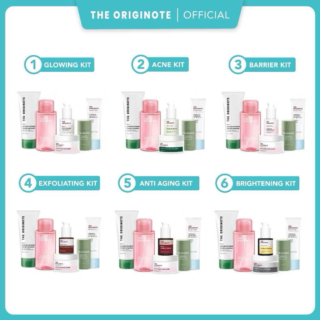 The Originote Special Bundle 6in1 Paket Skincare