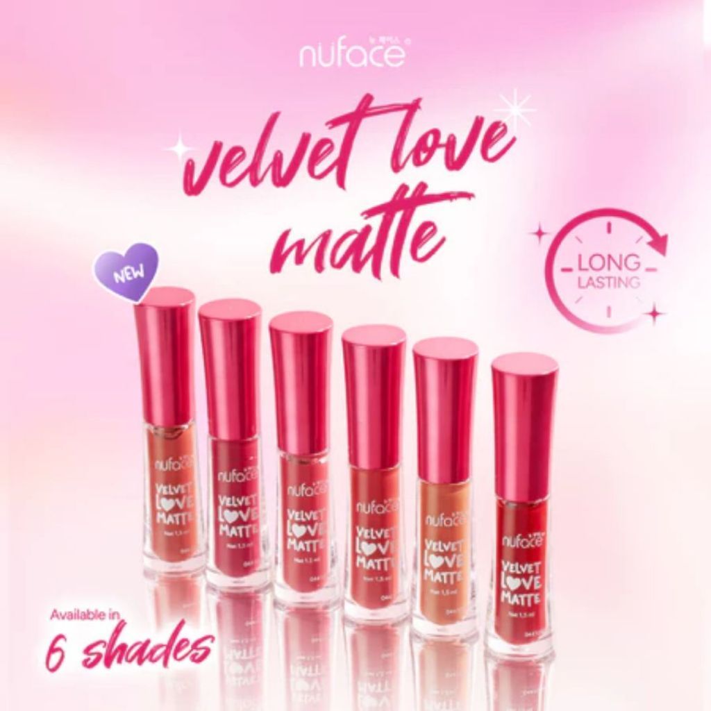 Nuface Lip Velvet Love Matte | Lip Velvet | Lip Matte | Lip Cream | Matte | Velvet