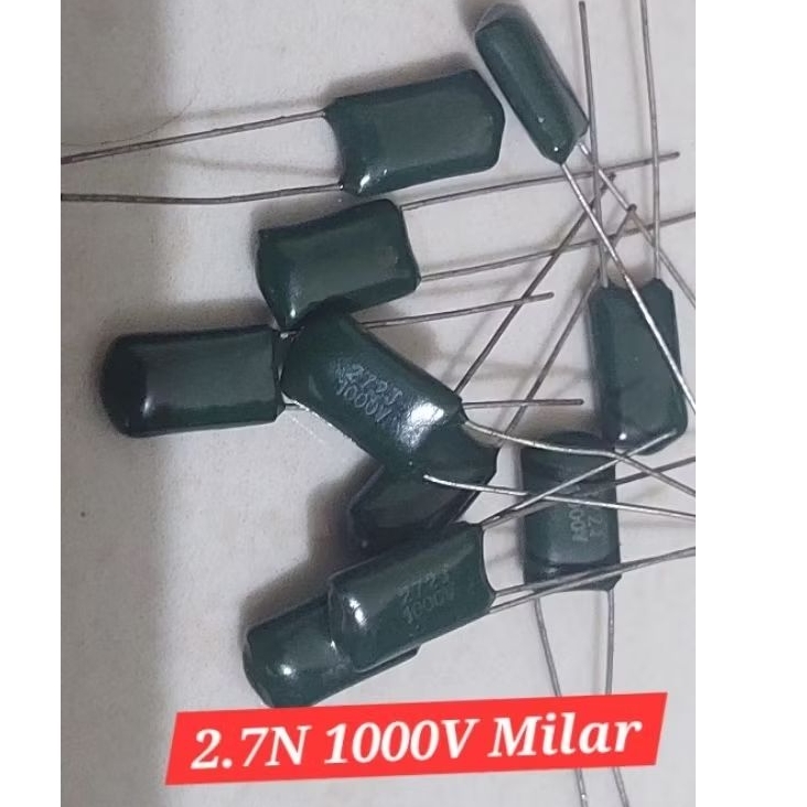 kapasitor 2.7n 1000v milar 272