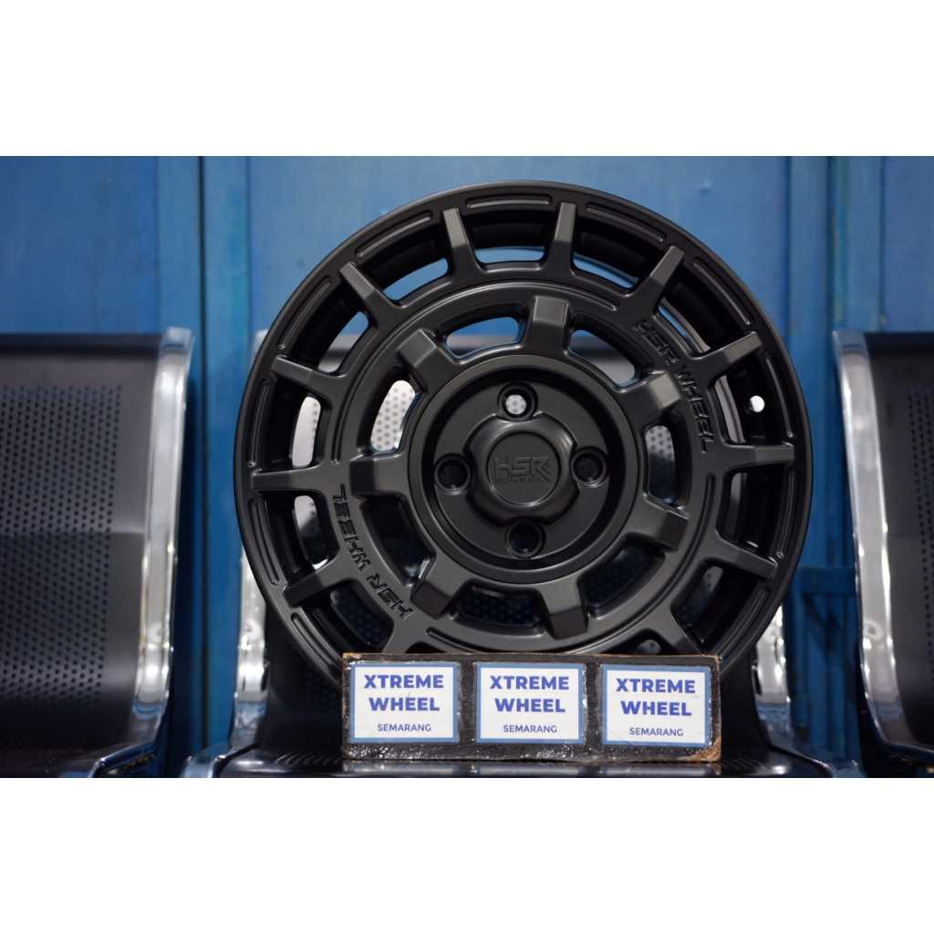 VELG HSR MENTAWAI RING 16X6.5 PCD 4X100 ET40 WARNA BLACK
