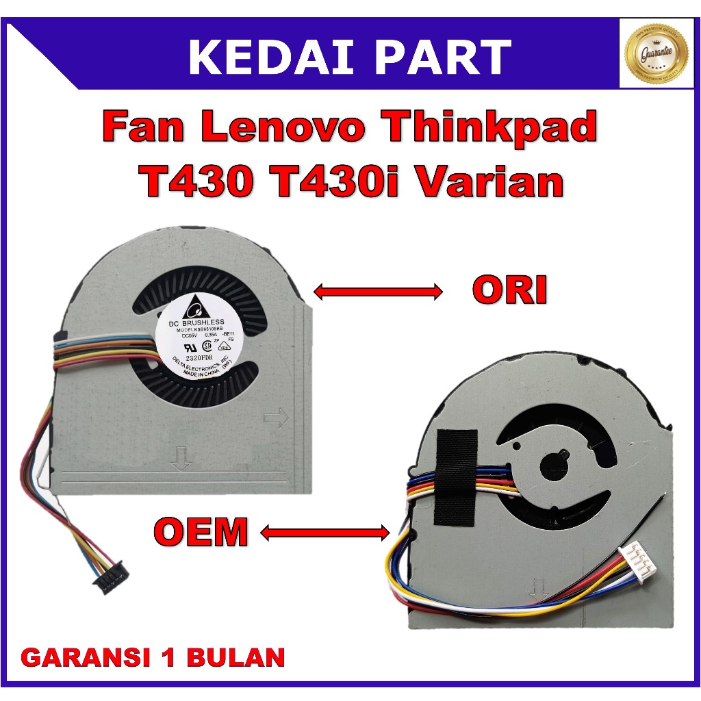 Fan Lenovo Thinkpad T430 T430i ORI OEM
