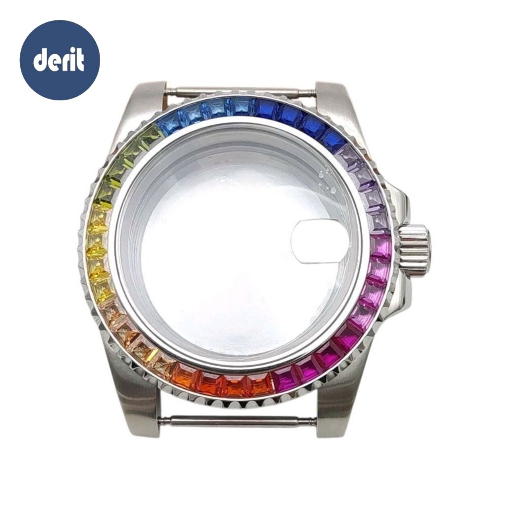 Casing Seikomod Submariner Rainbow NH36 NH35 Housing Jam Tangan Seiko Modifikasi