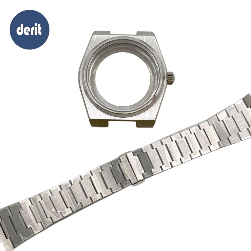 Casing Seikomod PRX Silver NH35 NH36 Kaca Sapphire Housing Jam Tangan Seiko Modifikasi