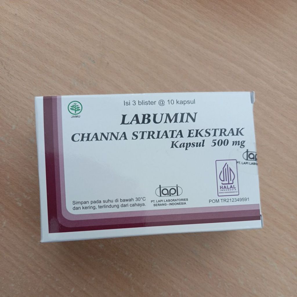 Labumin Channa Striata Ekstrak 500mg