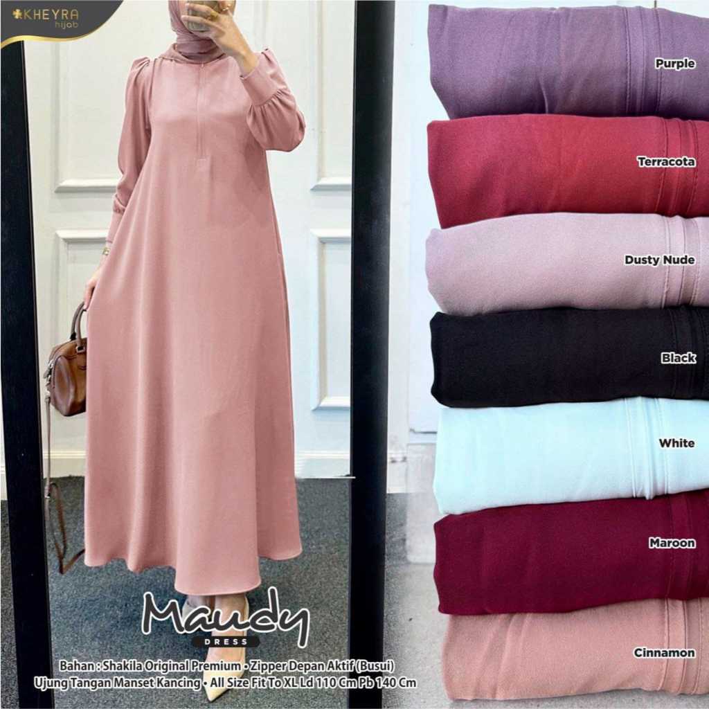 Maudy Dress Original Kheyra Dress Shakila Original Premium Dress Maxy Maudy Kheyra