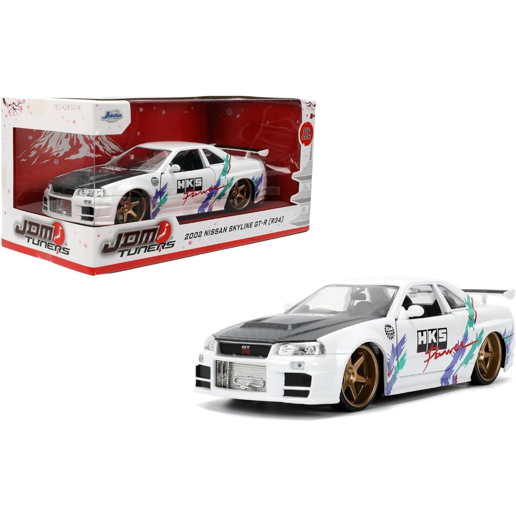 Jada Toys JDM Tuners 2002 Nissan Skyline GT-R (R34) 1/24