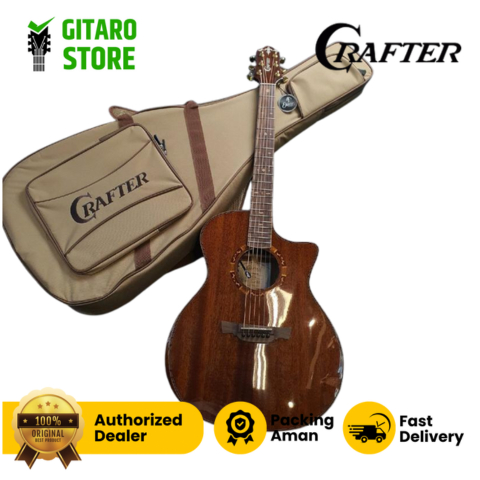 Gitar Akustik Elektrik CRAFTER VL G-15E Pro Solid Gitar Crafter VL G 15CE Pro