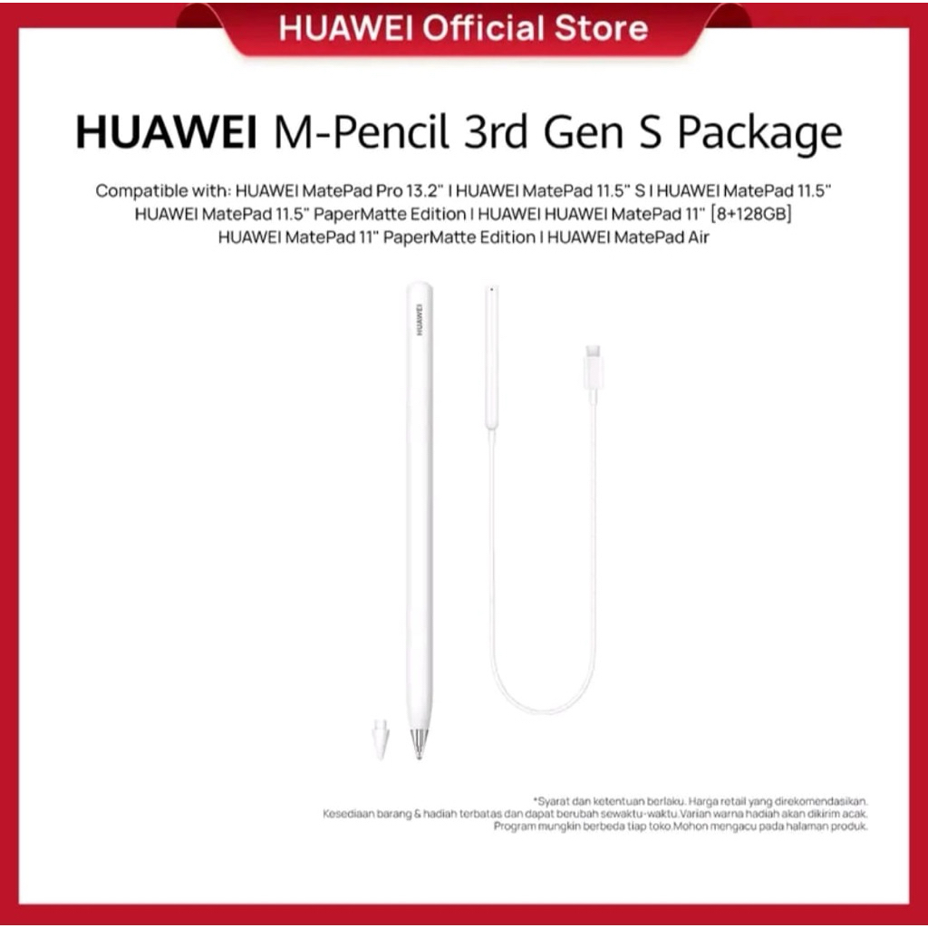 HUAWEI M-Pencil 3rd Gen S Package