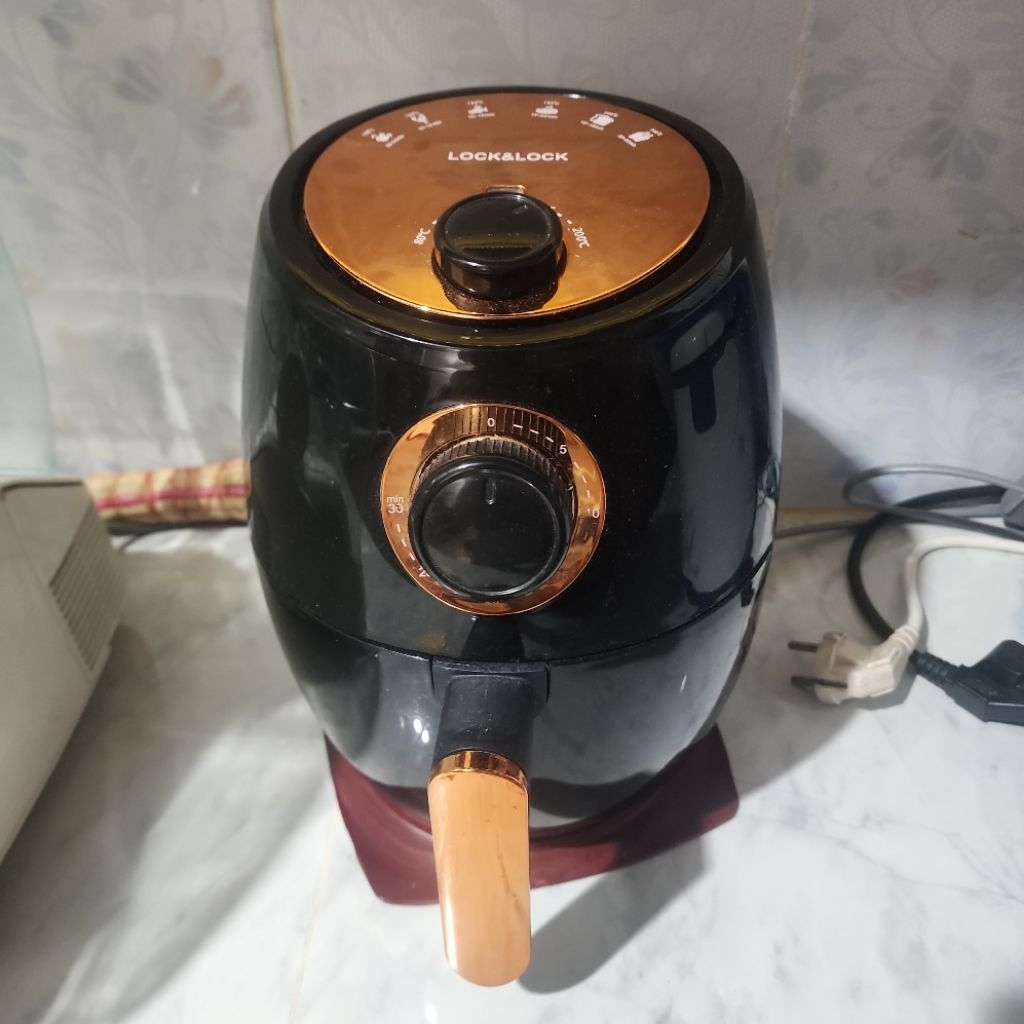 LOCK N LOCK AIR FRYER ROSE GOLD SERIES PRELOVED
