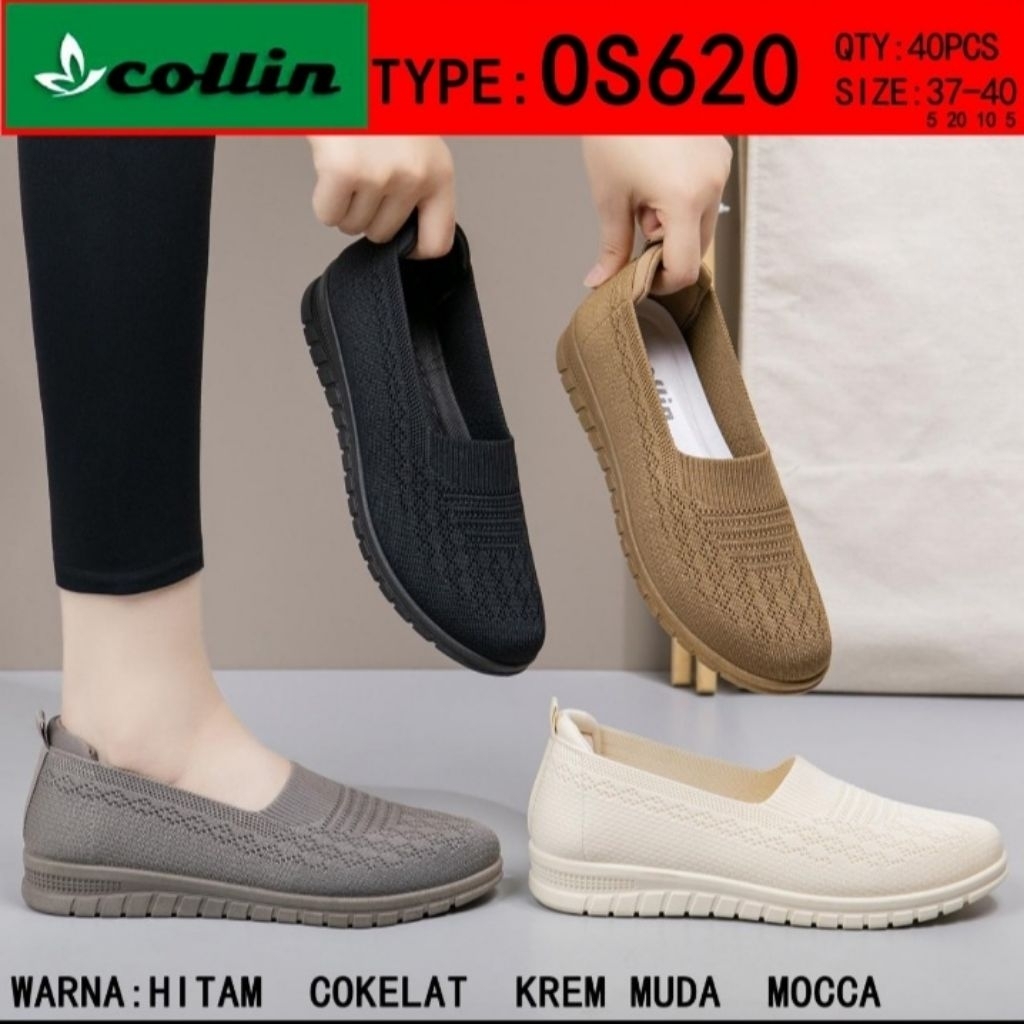 COLLIN SEPATU RAJUT import SEPATU SANTAI Sepatu dewasa