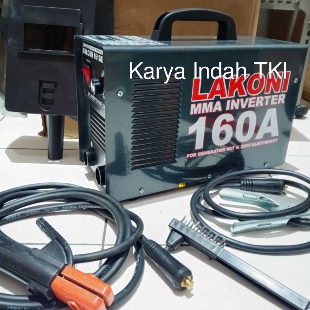 Lakoni FALCON 161GE Mesin Las IGBT Inverter Welding GENSET MMA160 161-GE