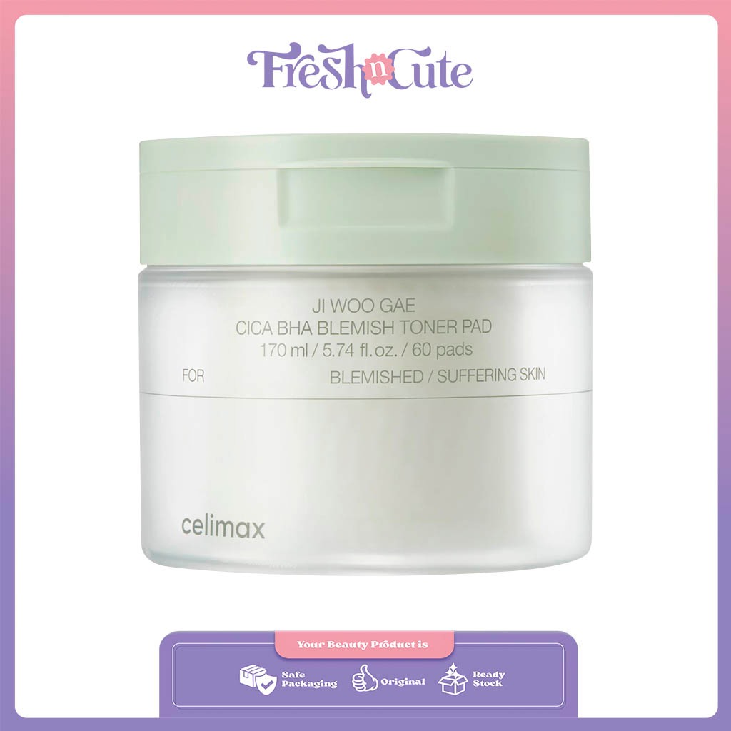CELIMAX - Ji Woo Gae Cica BHA Blemish Toner Pad 170ml