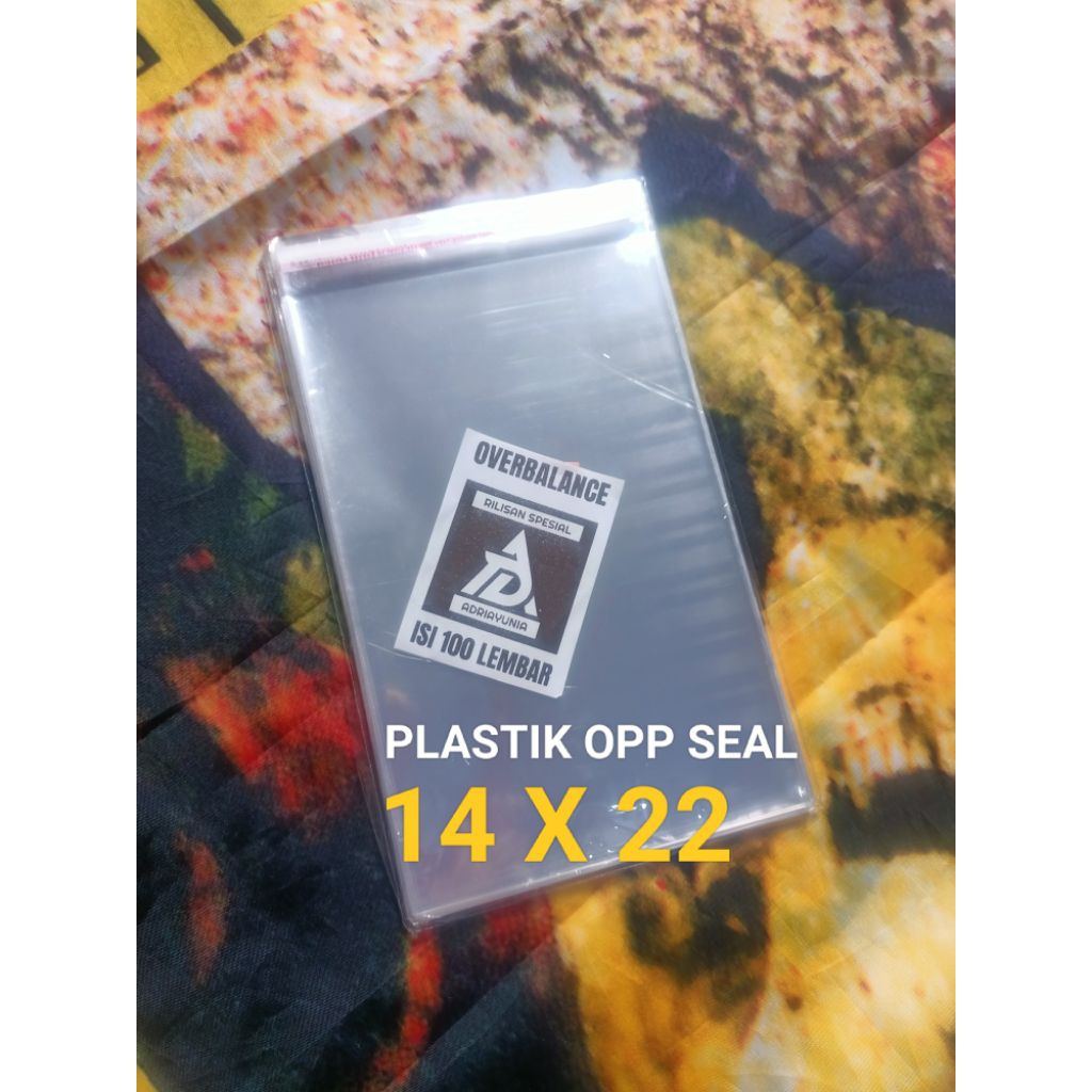 Plastik Opp 14x22 cm seal - Plastik Opp 14 x 22 Undangan/Roti