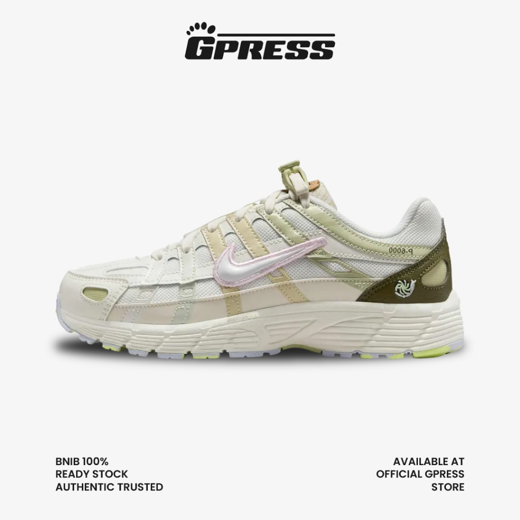 Nike P-6000 GS Mushroom Olive Pink Cream Original