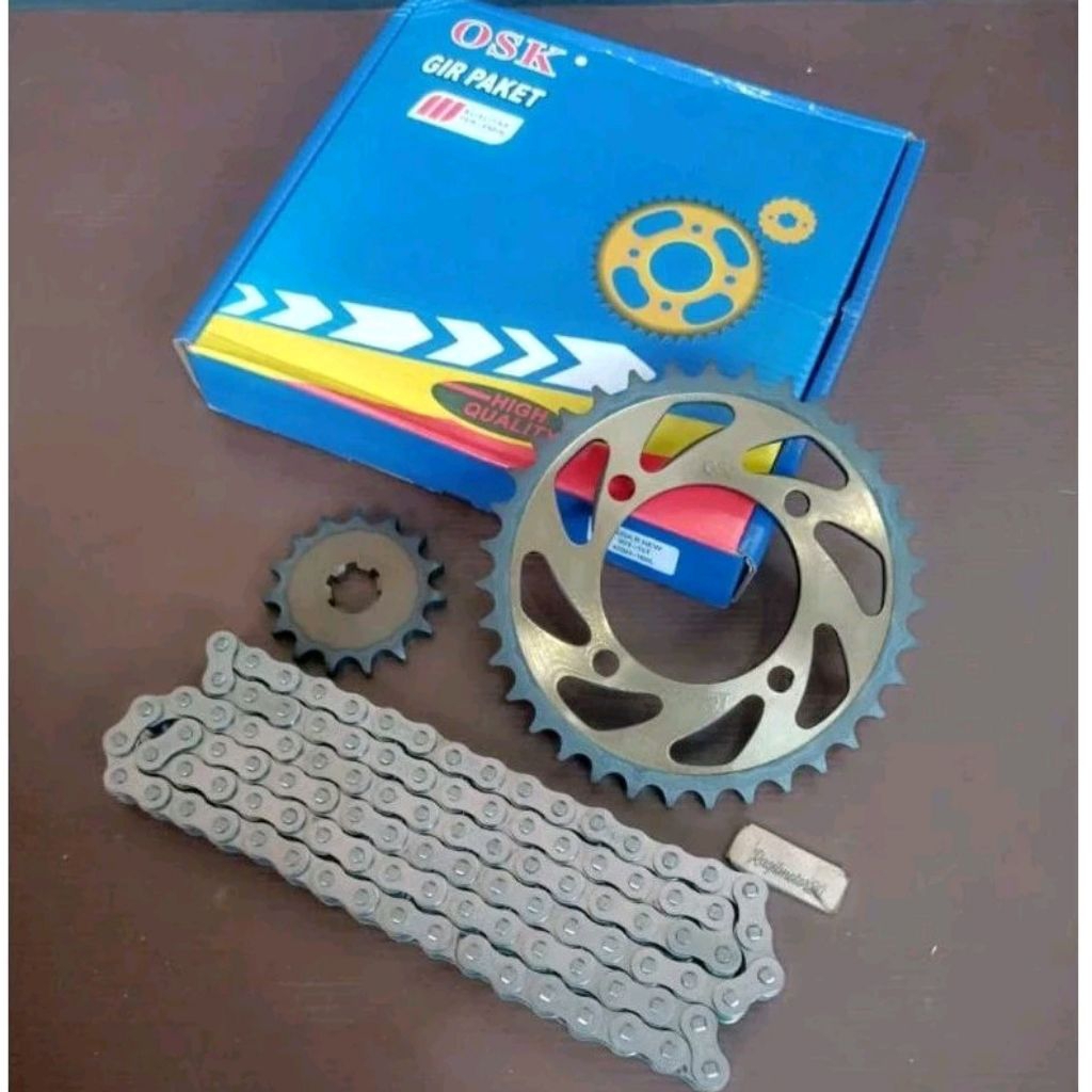 GIR SET GEAR PAKET 15T-35T VEGA R NEW 2006-2007 2008 BAJA BAKARAN OSK