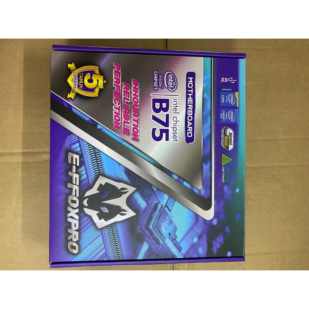 Motherboard Effoxpro B75 ( LGA1155 / B75 / DDR3 / M2 NVME )