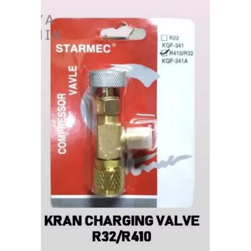 Nepel Adaptor Can Tap Valve KQF - 341A Starmec kran R32 / r410