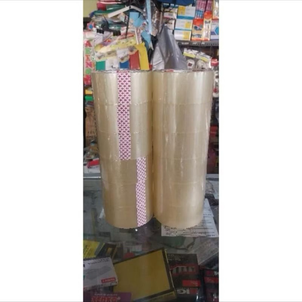 LAKBAN OPP BUBBLE PANJANG 90 YARD TEBAL 50 MICRON /COKLAT/BENING 1 PCS