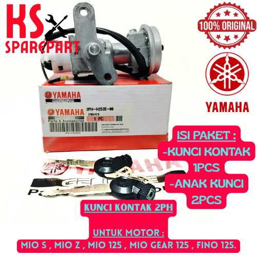 Kunci Kontak Set KODE-2PH untuk Motor Yamaha Mio S, Mio Z, Mio 125, Mio Gear 125,Fino KUALITAS 100%.