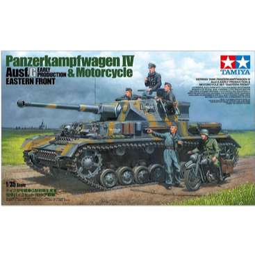 Tamiya 25209 1:35 DT. PzKpfw.IV Ausf.G m. Krad Ost F. - Model Making kit, Plastic kit, Assembly kit,
