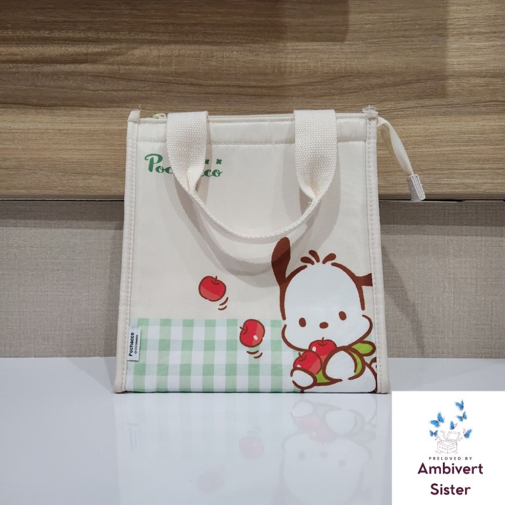 [ PRELOVED ] Tas Bekal Lunch Bag Anak Tahan Panas Dingin Pochacco Sanrio Miniso