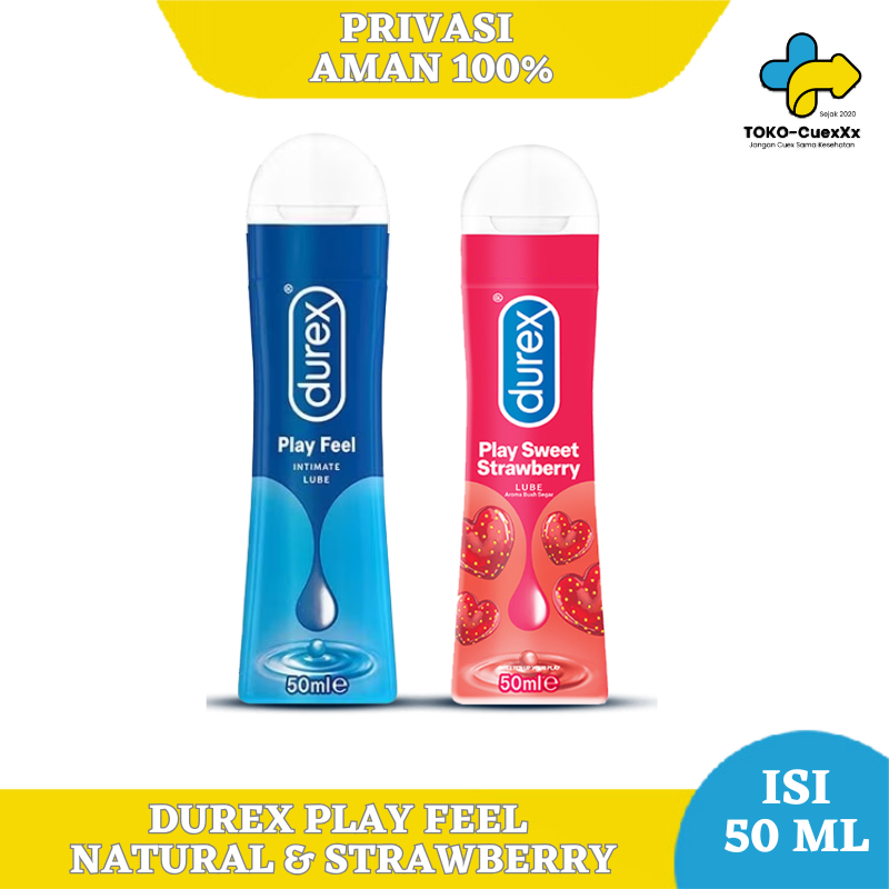 Lubricant Durex Play Feel 50 ml - Lubrican Pelumas Gel Pelicin Pria & Wanita