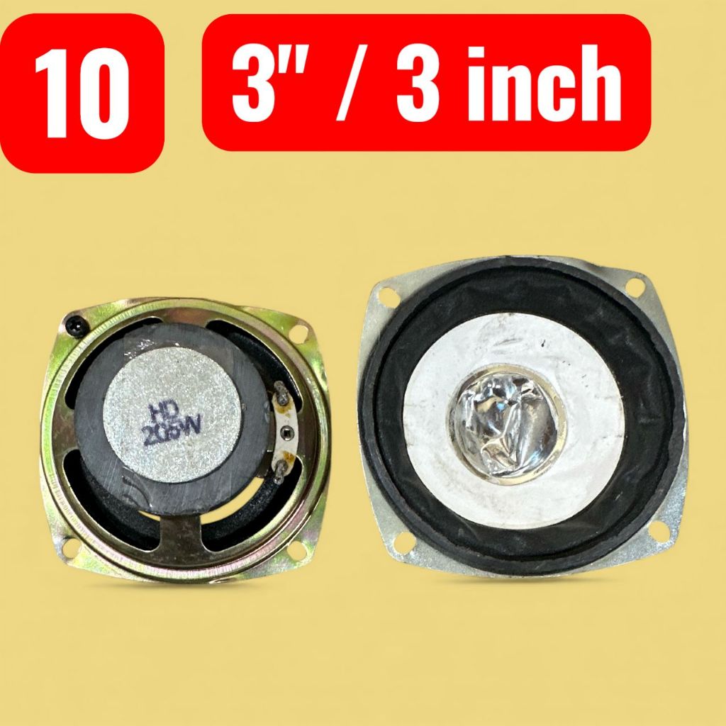 TERMURAH SPEAKER COPOTAN 3" 3IN 3INCH 2 OHM 5 WATT DENGAN DUDUKAN BAUT SPEAKER DIY SPAREPART SPEAKER