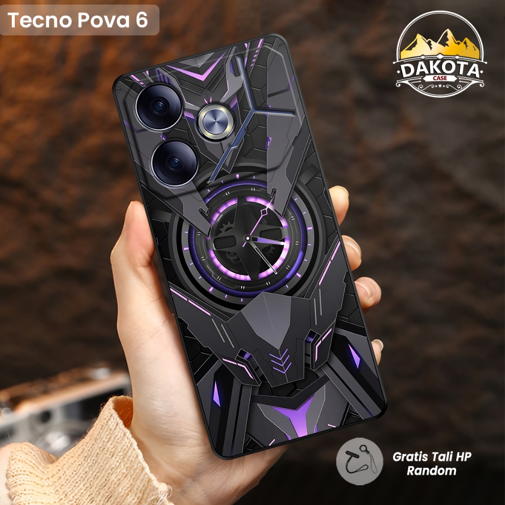 Case hp Tecno Pova 6 Silikon Softcase Motif Machine | Casing Tecno Pova 7 4G | Tecno Pova 7 5G | Cas