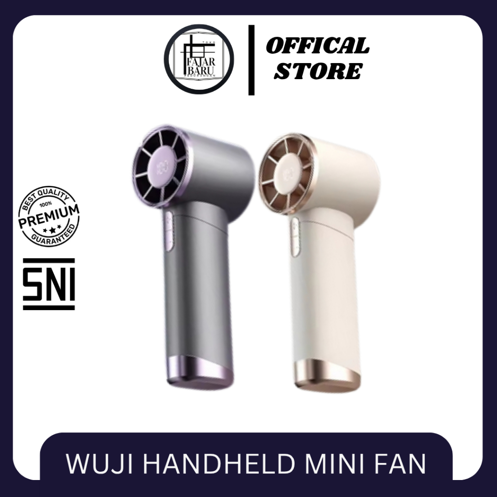 WUJI HANDHELD FAN KIPAS PORTABLE MINI 8000MAH
