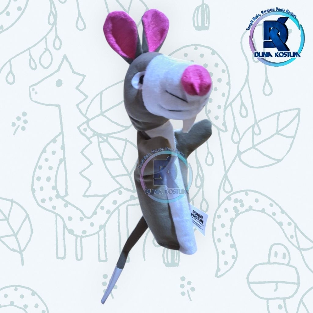 BONEKA TANGAN BINATANG TIKUS / BONEKA TANGAN EDUKASI / MOTORIK ANAK