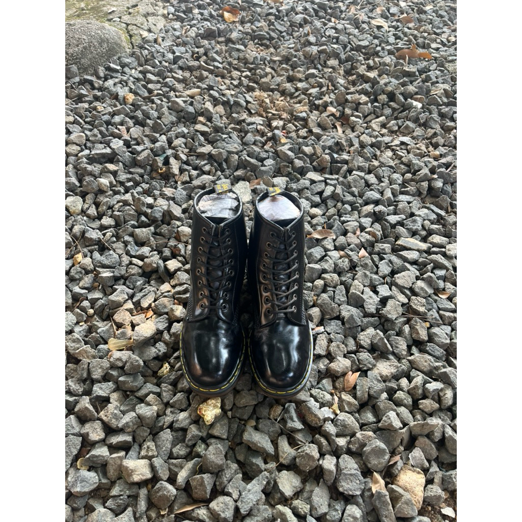 dr martens second 1460 black smooth / england / size 40 - 41