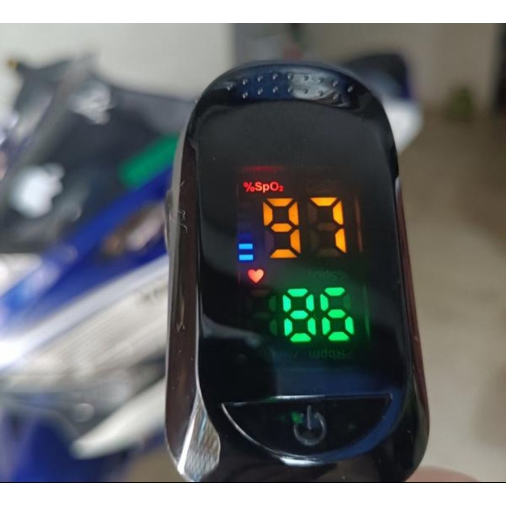 Oximeter Fingertrip Pulse Oximeter Alat cek tekanan oksigen