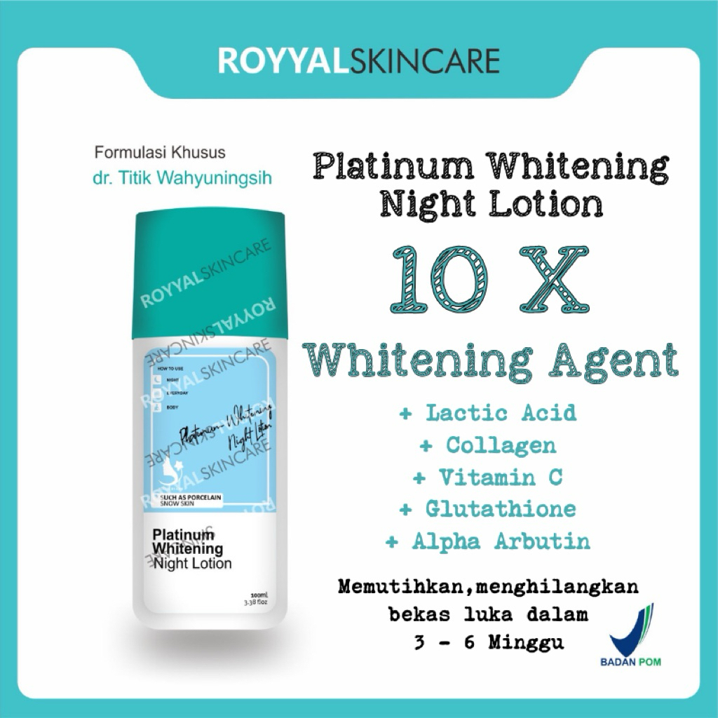 dr.Titik Wahyuningsih LOTION PLATINUM | LOTION BOOSTER PLUS| LOTION PEMUTIH BOOSTER | LOTION BOOSTER