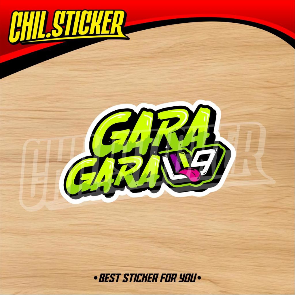 STIKER GARA GARA W9 Stiker W9 Style Sticker Walisongo Style Sticker GL Walisongo GaraGaraW9 Ijo