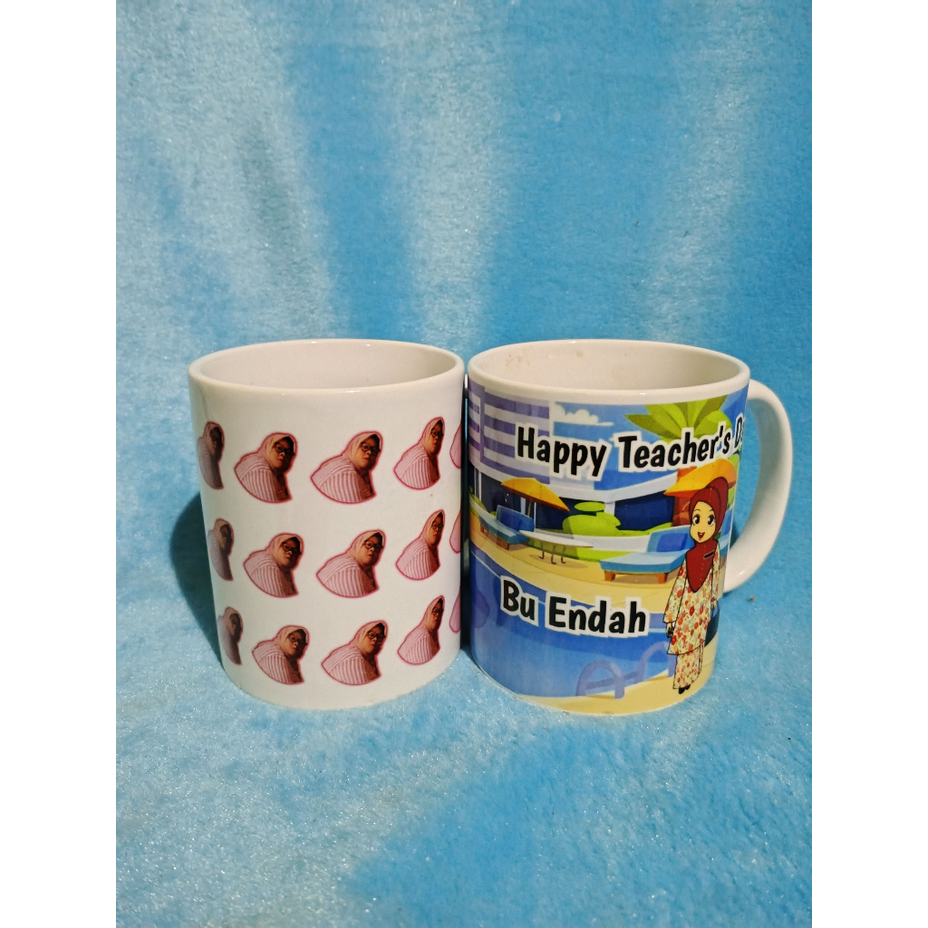 MUG Kramik custom foto dan tulisan | TANPA PO