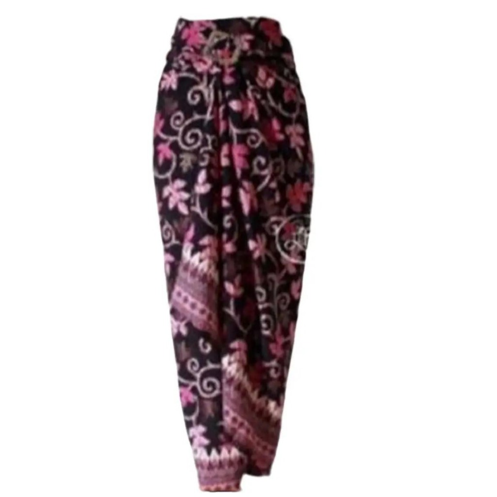 Rok Batik Wanita Bawahan Kebaya Model Kain Lilit Bahan Semi Sutra Silky Motif 009
