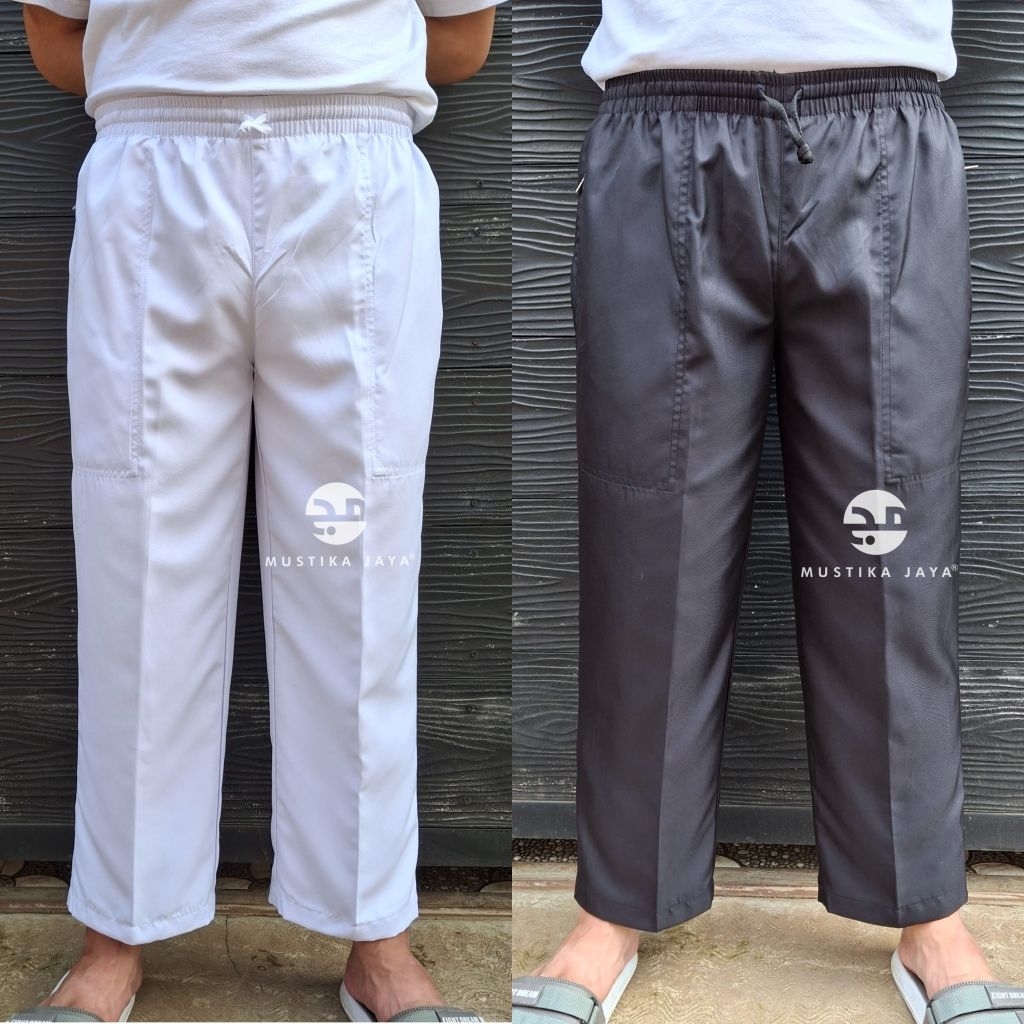 Sirwal Celana Komprang Pria Dewasa Celana Rangkapan Dalam Katun twill