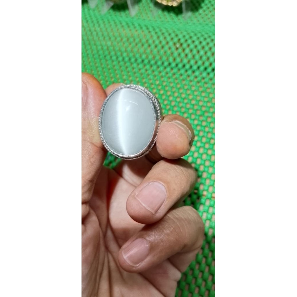 NATURAL BATU CINCIN CAT EYE