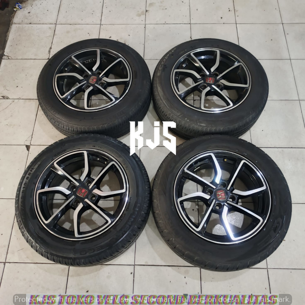 READY STOK VELG RACING SECOND MODEL HSR MISATO RING 15 PCD 4X100 LEBAR 6.5 RATA OFFSET 38 COCOK BUAT